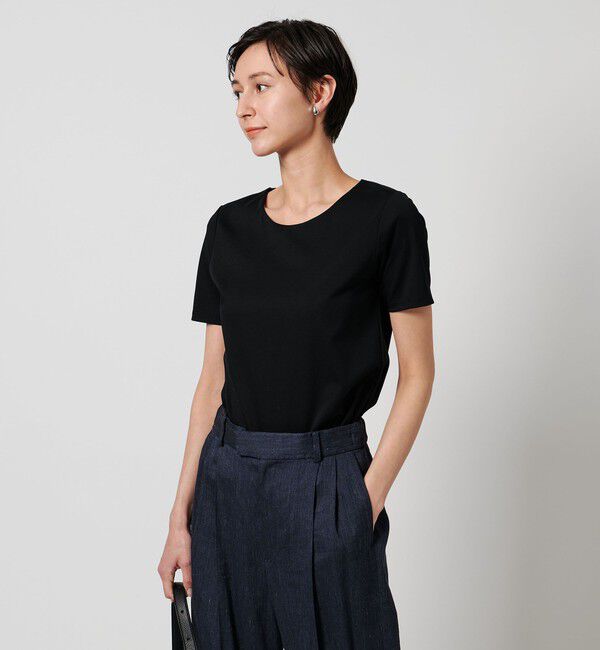 UNITED ARROWS「C DOUBLE Tシャツ」|Tシャツ・カットソー|BLACK