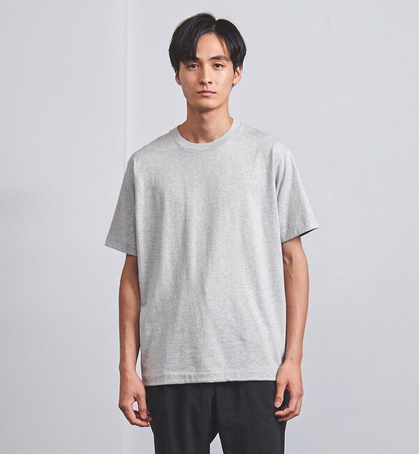 UNITED ARROWS「SARROWS/サローズ オーガニックコットン クルーネック Tシャツ」|Tシャツ・カットソー|MD.GRAY