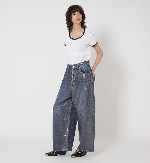 ASTRAET「＜ASTRAET＞コーティング BIG バルーンデニムパンツ UNISEX 」|デニム|
