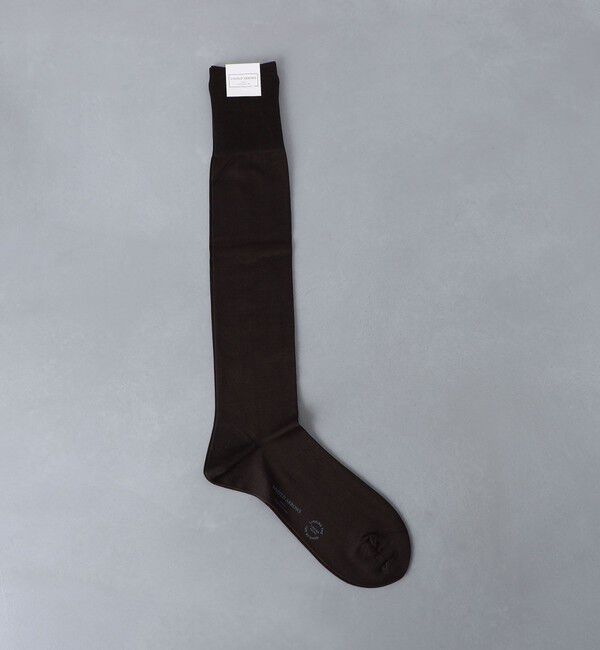 UNITED ARROWS「ソリッド ホーズ ソックス」|ソックス|DK.BROWN