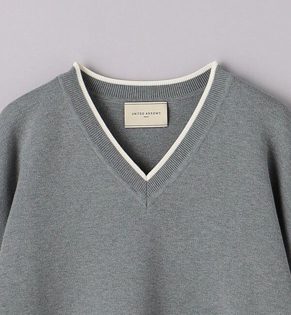 UNITED ARROWS「スムース Vネックニット」|ニット・セーター|