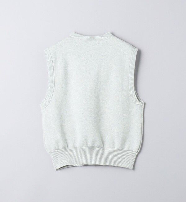 UNITED ARROWS「3D リボン クルーネック ベスト」|ベスト・ジレ|