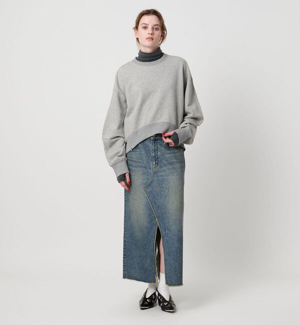 ASTRAET「＜ASTRAET＞ ウラケ サイドジップ クルーネックスウェット」|スウェット・ジャージ|