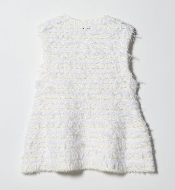 UNITED ARROWS「ミックスヤーン ペプラム ベスト」|ベスト・ジレ|