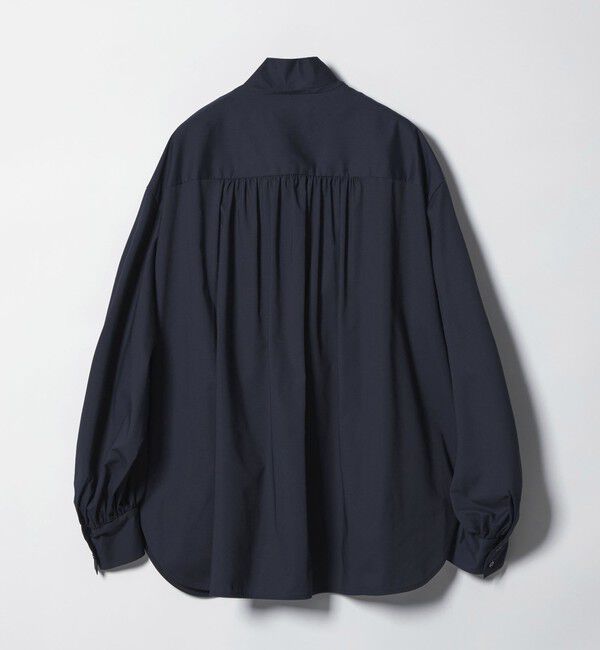 UNITED ARROWS「タックフリル ボウ ブラウス」|シャツ・ブラウス|