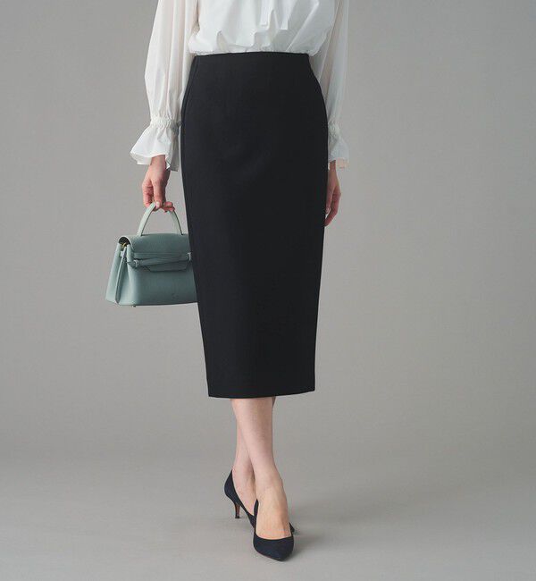 UNITED ARROWS「SPONGY タイトスカート」|タイト|NAVY