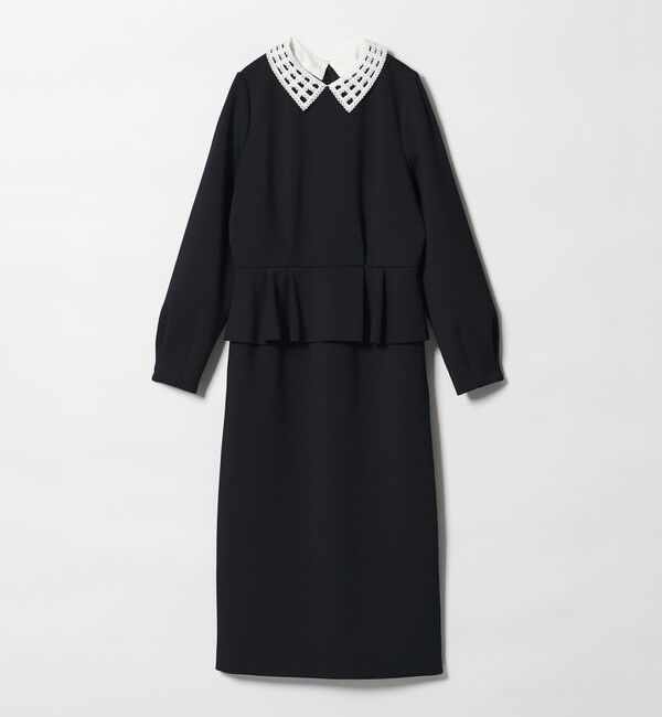 UNITED ARROWS「SPONGY ペプラム ワンピース」|ワンピース|