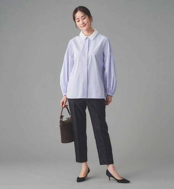 UNITED ARROWS「チュールカラー 2WAY ブラウス」|シャツ・ブラウス|