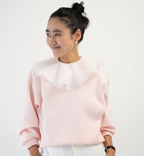 UNITED ARROWS「＜AYA KANEKO&times;IRIS 47&times;UNITED ARROWS＞オーガンジー つけ襟」|その他|WHITE