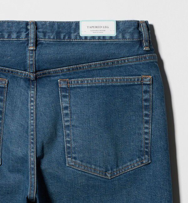UNITED ARROWS「カイハラデニム スリムテーパード 5ポケット」|デニム|