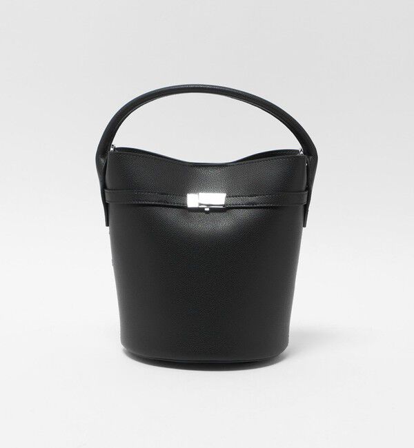 UNITED ARROWS「スクエアメタル バケットバッグ」|トートバッグ|