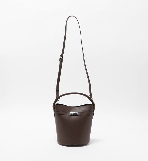 UNITED ARROWS「スクエアメタル バケットバッグ」|トートバッグ|