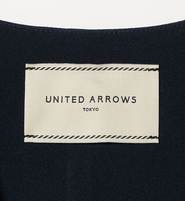 UNITED ARROWS「ダブルクロス ミドルベスト ‐ストレッチ ウォッシャブル‐」|ベスト・ジレ|