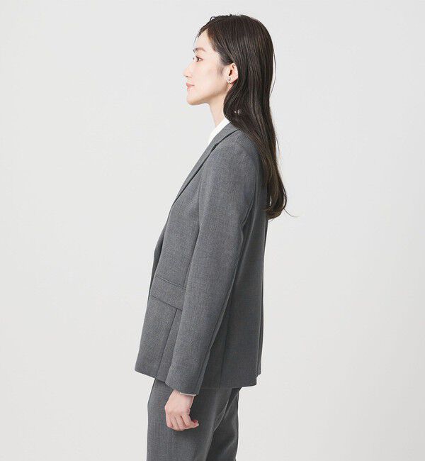 UNITED ARROWS「ダブルクロス ジャケット ‐ストレッチ ウォッシャブル‐」|テーラードジャケット|