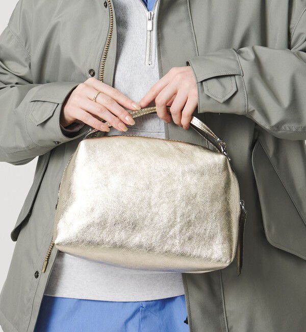 UNITED ARROWS「＜GIANNI CHIARINI＞ALIFA MTL M バッグ 26SS」|ショルダー・メッセンジャー|GOLD