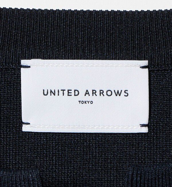 UNITED ARROWS「スウェットライク スキッパーニット ‐ウォッシャブル‐」|ニット・セーター|