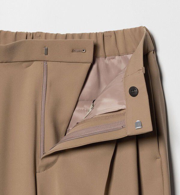 UNITED ARROWS「P 2タック ワイドパンツ ‐吸水速乾 帯電防止 接触冷感 ウォッシャブル‐」|スラックス|