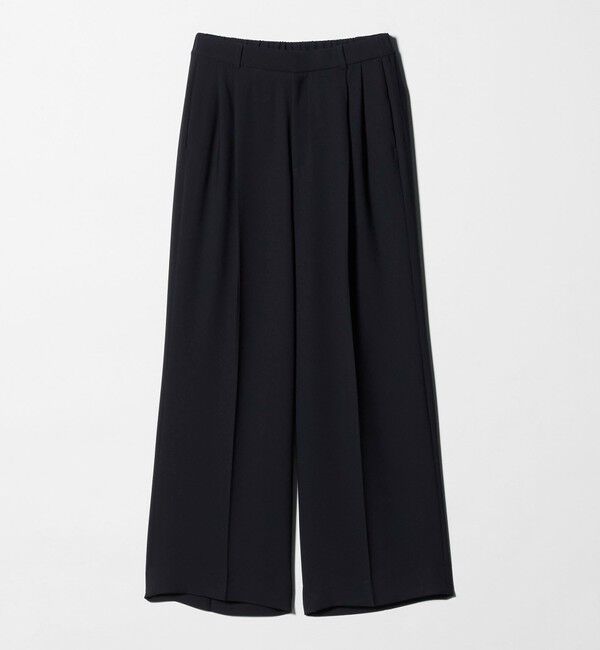 UNITED ARROWS「P 2タック ワイドパンツ ‐吸水速乾 帯電防止 接触冷感 ウォッシャブル‐」|スラックス|