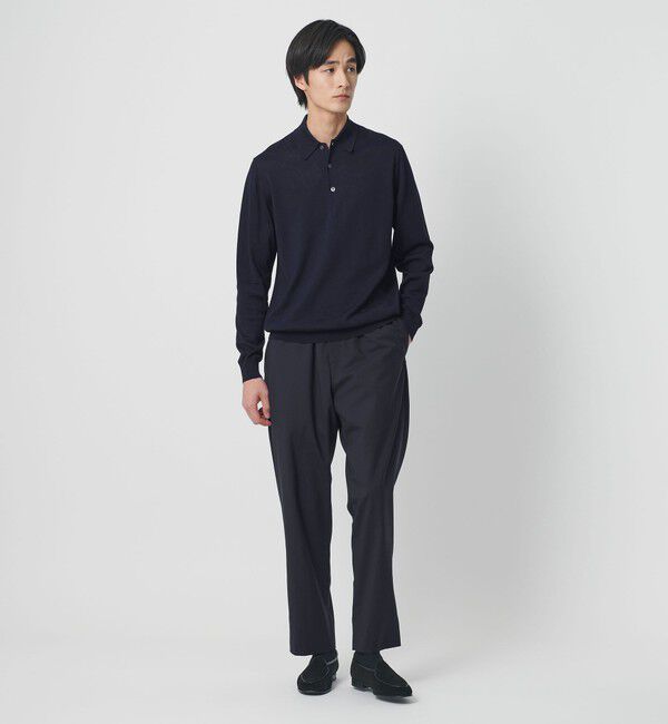 UNITED ARROWS「コットン ハイゲージ  ニットポロシャツ」|ニット・セーター|