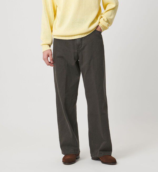 UNITED ARROWS「ロープ染めカラーデニム バギー5ポケット」|デニム|