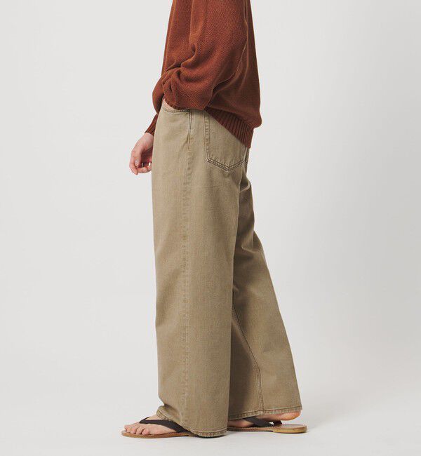 UNITED ARROWS「ロープ染めカラーデニム バギー5ポケット」|デニム|