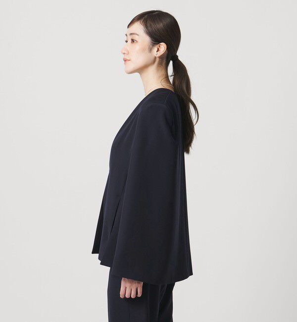 UNITED ARROWS「ケープ ノーカラージャケット」|ノーカラージャケット|