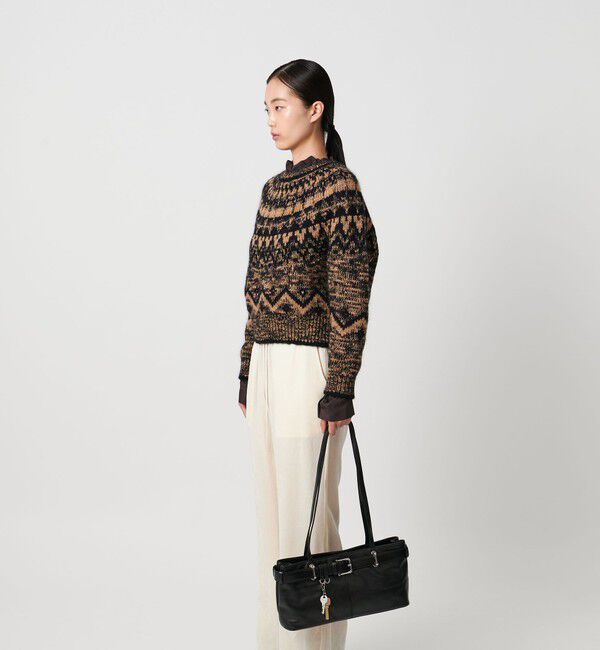 OSOI「＜OSOI＞SHOULDER BROCLE バッグ」|ショルダー・メッセンジャー|BLACK