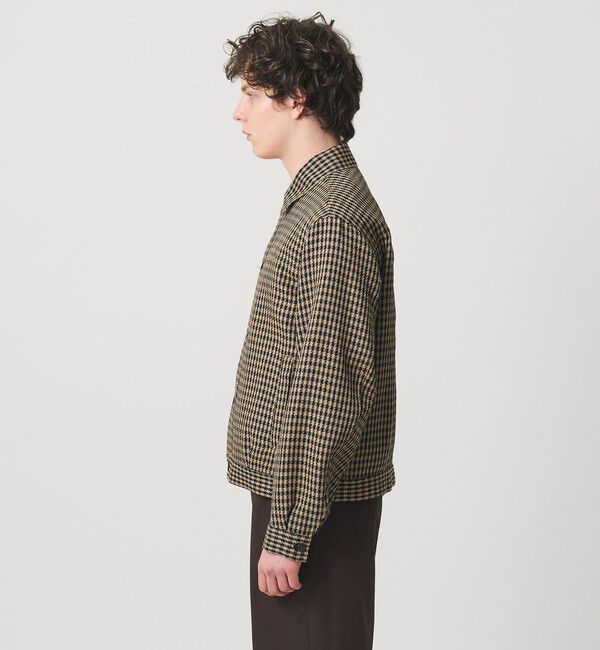 UNITED ARROWS「リネン バスケットツイル モダン トラッカージャケット」|ブルゾン・スタジャン|