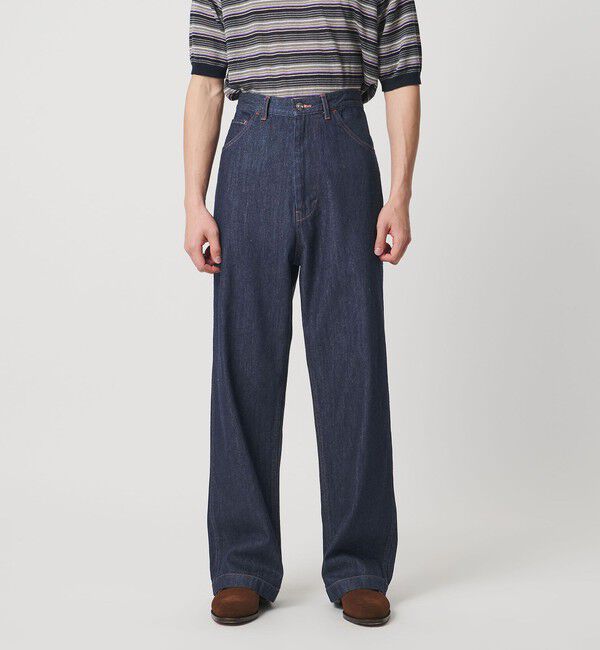 UNITED ARROWS「【別注】＜WESCOT＞ ワンウォッシュ デニム ペインター パンツ」|チノ|