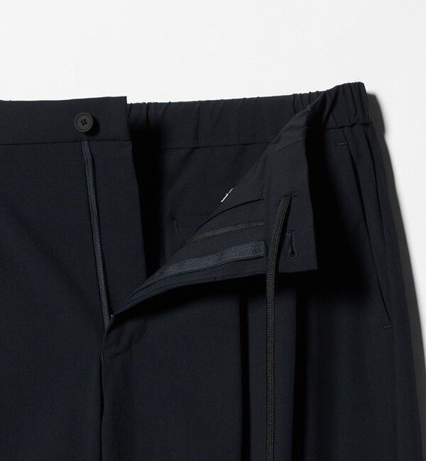 UNITED ARROWS「ウェザーコンフォート 2プリーツ バルーン テーパード イージーパンツ 撥水 ストレッチ」|スラックス|