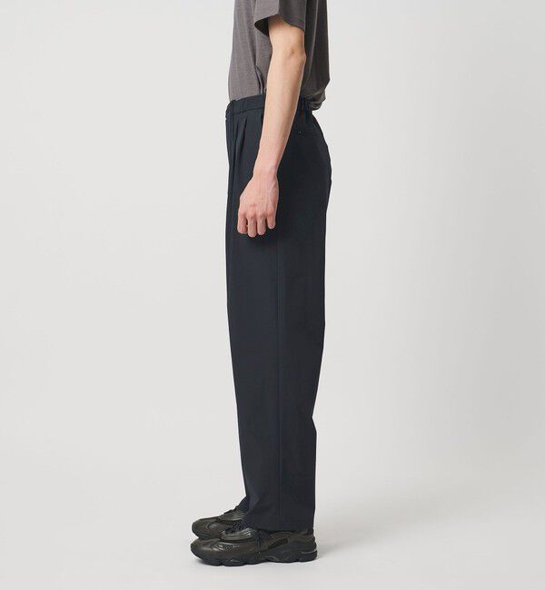 UNITED ARROWS「ウェザーコンフォート 2プリーツ バルーン テーパード イージーパンツ 撥水 ストレッチ」|スラックス|