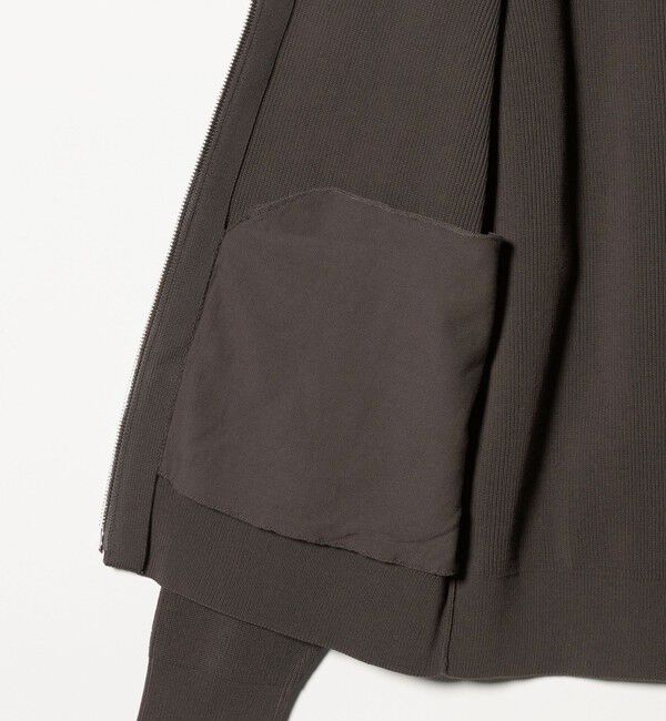 UNITED ARROWS「コットン/ポリエステル アゼ ドライバーズ ニット」|カーディガン|