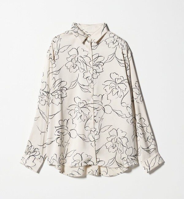 UNITED ARROWS「アブストラクトフラワー シャツ ‐ウォッシャブル‐」|シャツ・ブラウス|