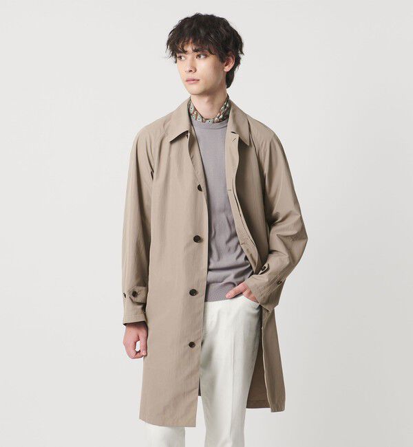 UNITED ARROWS「ポリエステル タフタ パッカブル ライト バルマカーンコート　撥水」|ステンカラーコート|