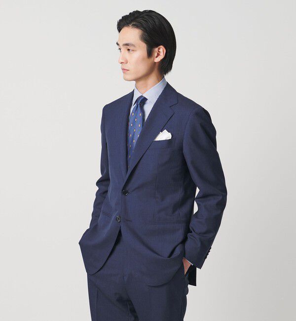 UNITED ARROWS「Vitale Barberis Canonico ハウンドトゥース シングル 3ボタンスーツ MC―MODEL」|スーツ|