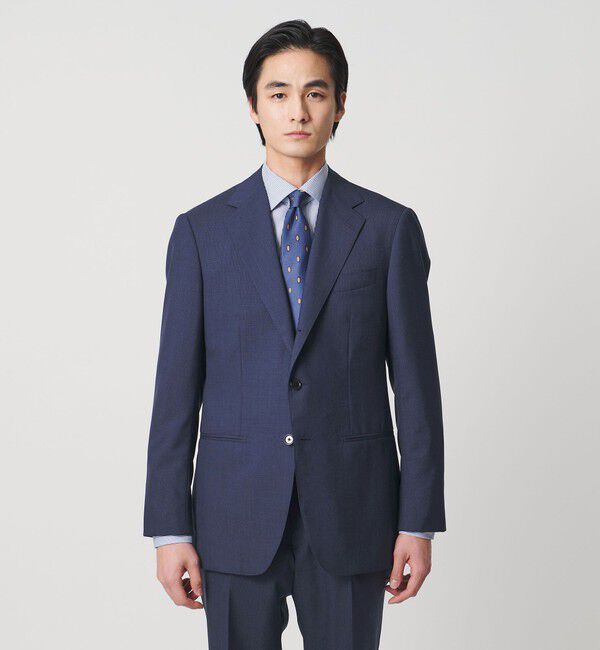 UNITED ARROWS「Vitale Barberis Canonico ハウンドトゥース シングル 3ボタンスーツ MC―MODEL」|スーツ|