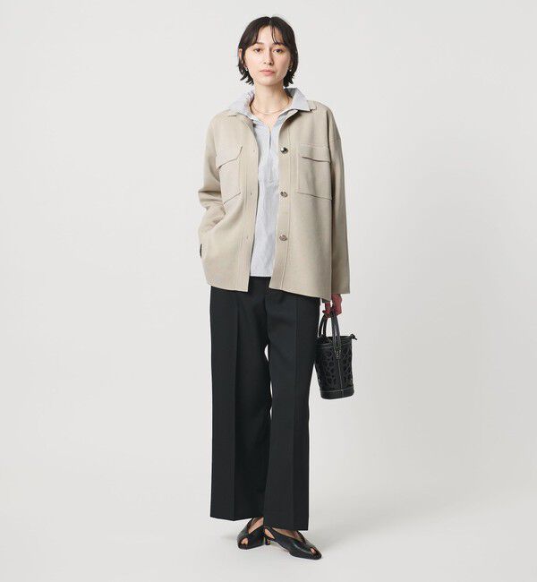 UNITED ARROWS「2WAY ミラノリブ ニット ジャケット ‐ウォッシャブル‐」|カーディガン|