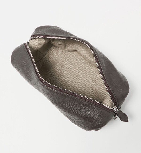 UNITED ARROWS「レザー スクエアクラッチバッグ（ポーチ）」|クラッチバッグ|