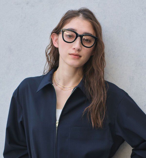 UNITED ARROWS「THICK ウェリントン クリア サングラス」|サングラス|BLACK