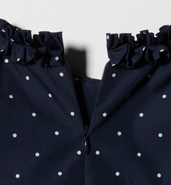 UNITED ARROWS「＜Marilyn Moon＞タックフリル ドット ブラウス」|シャツ・ブラウス|