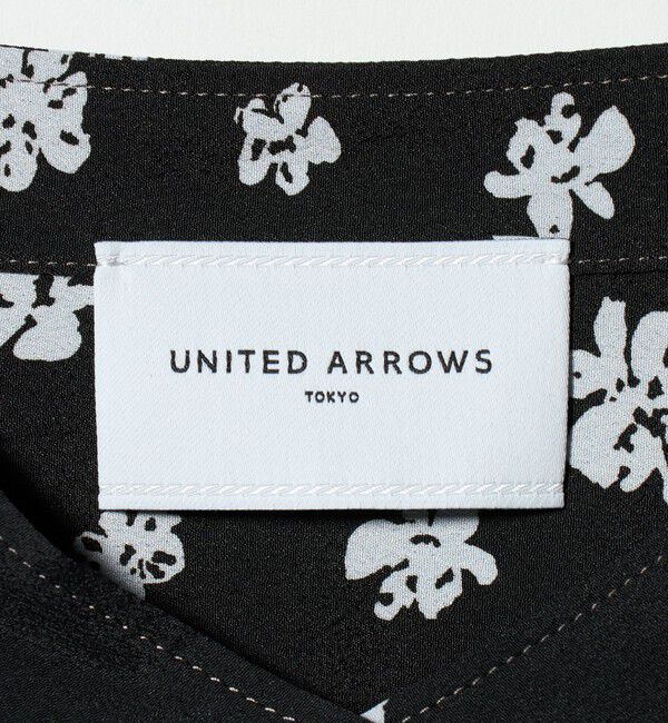 UNITED ARROWS「プリント シャツワンピース ‐ウォッシャブル‐」|ワンピース|