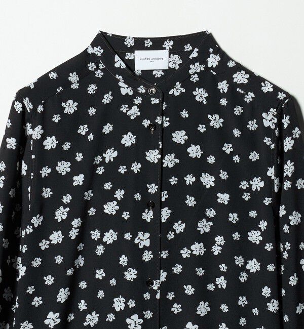 UNITED ARROWS「プリント シャツワンピース ‐ウォッシャブル‐」|ワンピース|