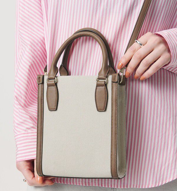 UNITED ARROWS「キャンバスコンビ ミニトートバッグ」|トートバッグ|