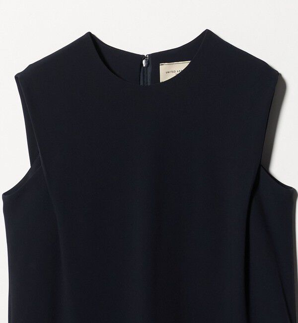 UNITED ARROWS「Drapy タック ノースリーブワンピース ‐ウォッシャブル‐」|ワンピース|