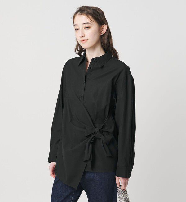 UNITED ARROWS「ドレープ ギャザー シャツ ‐ウォッシャブル‐」|シャツ・ブラウス|