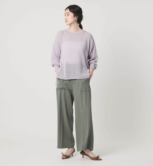 UNITED ARROWS「ペーパー プルオーバー ニット」|ニット・セーター|