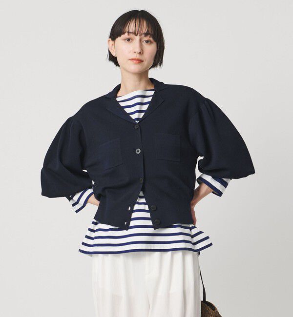 UNITED ARROWS「ジャケットライク ニットカーディガン ‐ウォッシャブル‐」|カーディガン|