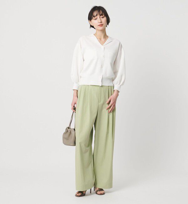 UNITED ARROWS「ツイル ダブルタック イージーパンツ」|チノ|