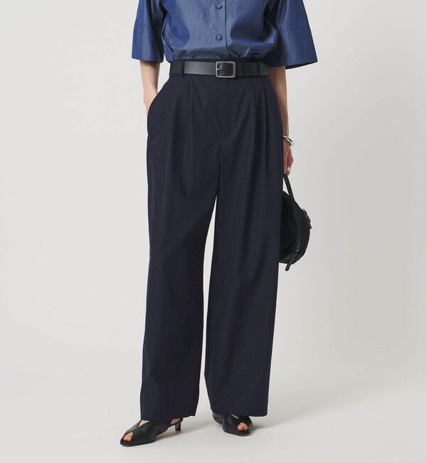 UNITED ARROWS「ツイル ダブルタック イージーパンツ」|チノ|