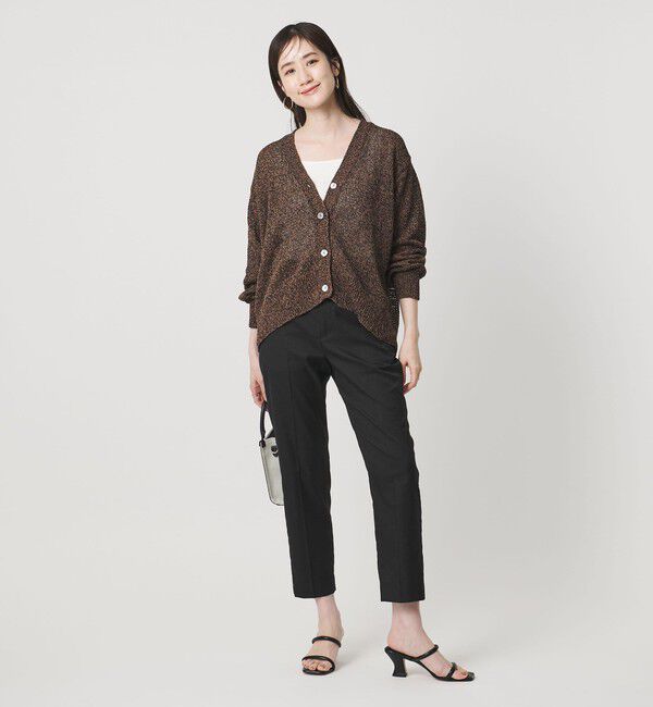 UNITED ARROWS「シャイニー スリム パンツ ‐ストレッチ ウォッシャブル‐」|スラックス|